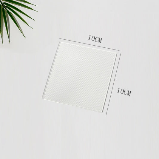 3 PCS 10 x 10cm Acrylic Texture Background Board Photo Props Background Decorative Geometric Ornaments(Pinstripe) by buy2fix