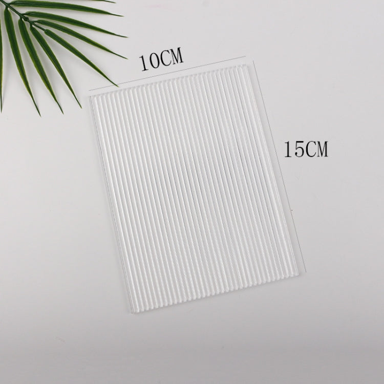 2 PCS 10 x 15cm Acrylic Texture Background Board Photo Props Background Decorative Geometric Ornaments(Thick Stripes) - Acrylic Props by buy2fix | Online Shopping UK | buy2fix