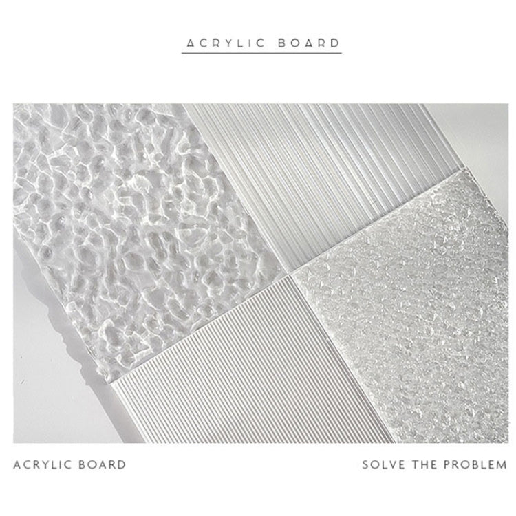 2 PCS 10 x 15cm Acrylic Texture Background Board Photo Props Background Decorative Geometric Ornaments(Ice Pattern) - Acrylic Props by buy2fix | Online Shopping UK | buy2fix
