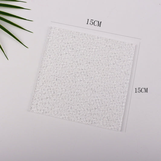 15 x 15cm Acrylic Texture Background Board Photo Props Background Decorative Geometric Ornaments(Ice Pattern) by buy2fix