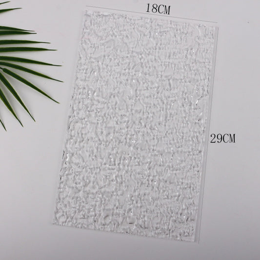 18 x 29cm Acrylic Texture Background Board Photo Props Background Decorative Geometric Ornaments(Water Ripple) - Acrylic Props by buy2fix | Online Shopping UK | buy2fix