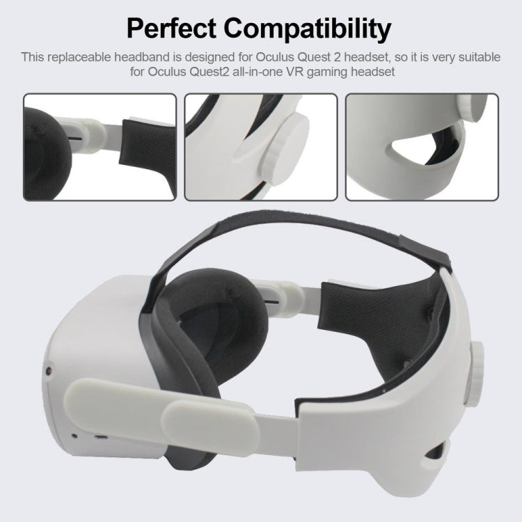 VR Comfortable Replacement Headset VR Accessories Weight Loss Headband, For Oculus Quest 2 - VR Accessories by buy2fix | Online Shopping UK | buy2fix