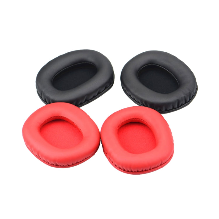 2 PCS Leather Cover Headphone Protective Cover Earmuffs For Edifier W800BT / W808BT / K800 / K830 / K815P(Black) - Earmuff & Pad by buy2fix | Online Shopping UK | buy2fix
