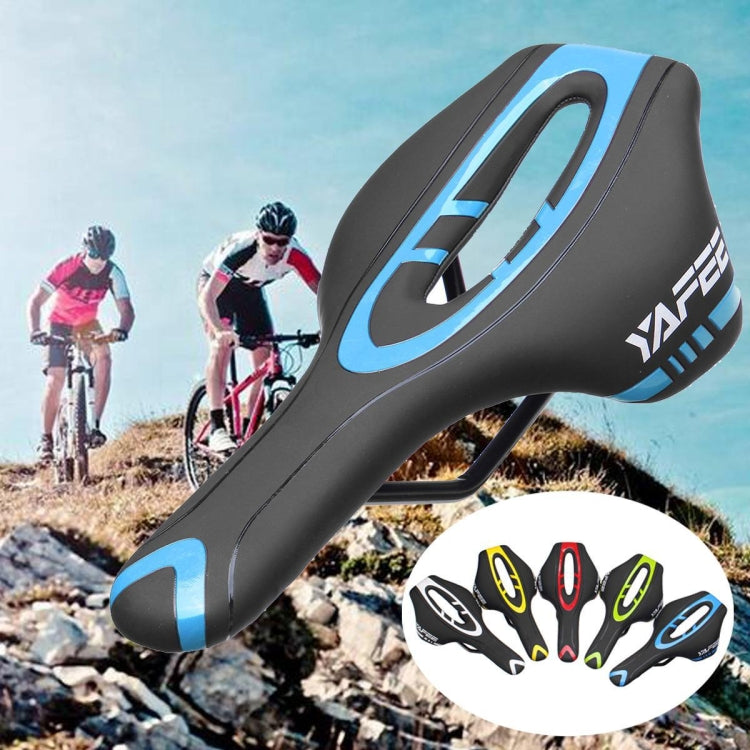 YAFEE Mountain Bike Saddle Mountain Bike Seat Hollow Bicycle Seat(Blue) by YAFEE