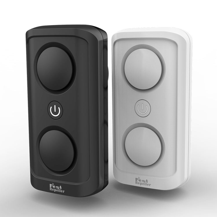 BG302 Dual-Speaker Intelligent Frequency Conversion Mosquito Repellent Ultrasonic Insect Repellent, Product specifications:  EU Plug 220V(Black) - Repellents by buy2fix | Online Shopping UK | buy2fix