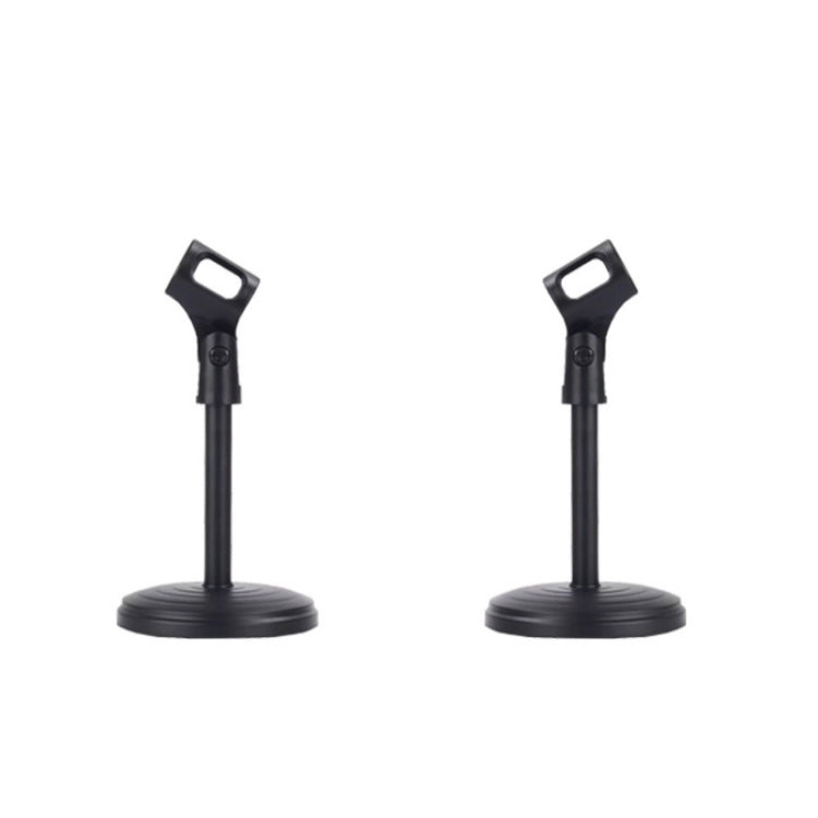 2 PCS Desktop Microphone Stand Desktop Multifunctional Live Microphone Stand  without Lifting (ZM-01) - Stand by buy2fix | Online Shopping UK | buy2fix