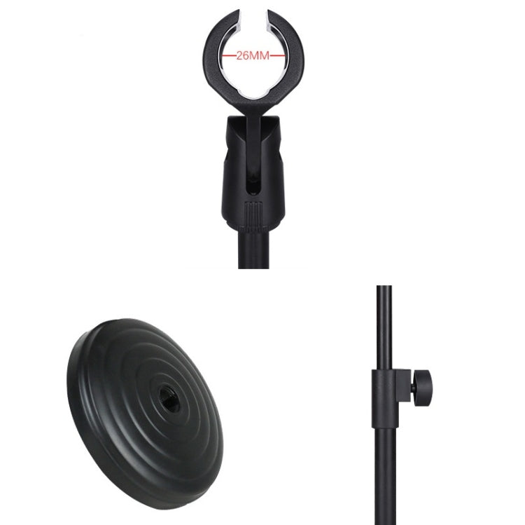 2 PCS Desktop Microphone Stand Desktop Multifunctional Live Microphone Stand  without Lifting (ZM-01) - Stand by buy2fix | Online Shopping UK | buy2fix