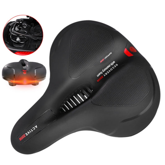 Wheel Up Mountain Bike Saddles Road Bikes Bicycles Comfortable Saddle Cushions Accessories And Bicycle Cushions, Colour: Spring Red Black by buy2fix