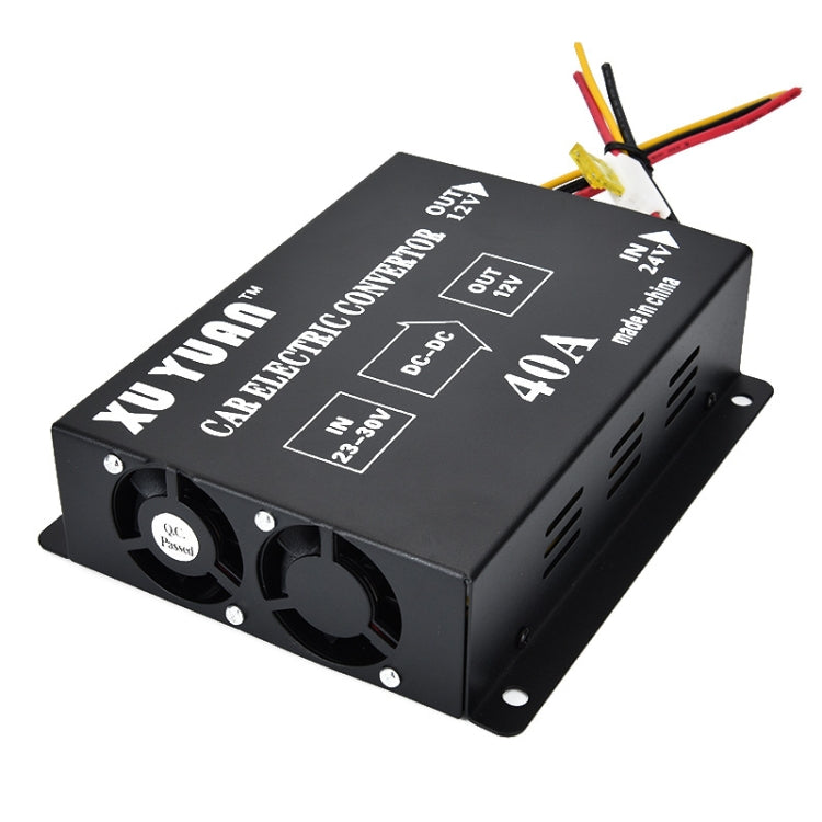 XUYUAN 480W Step-Down Converter 24V to 12V 40A Automotive DC Power Buck Converter - by XUYUAN | Online Shopping UK | buy2fix