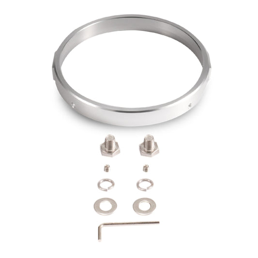 7 Inch Motorcycle Headlight Modification Parts Headlight Ring Bracket(Silver) by buy2fix