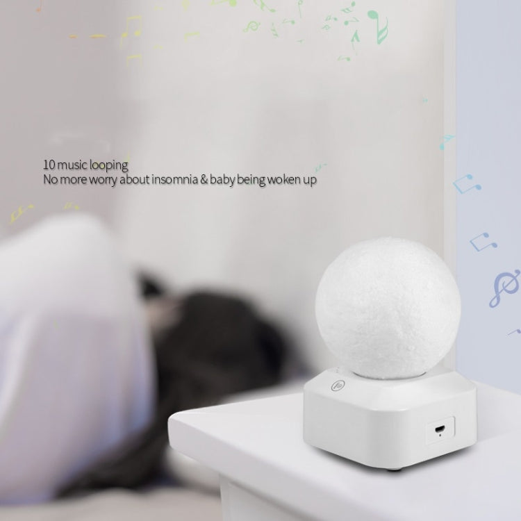 Pregnant Women Baby Sleep Comfort Music Sleep Aid Colorful Night Light Moon Light - Night Lights by buy2fix | Online Shopping UK | buy2fix