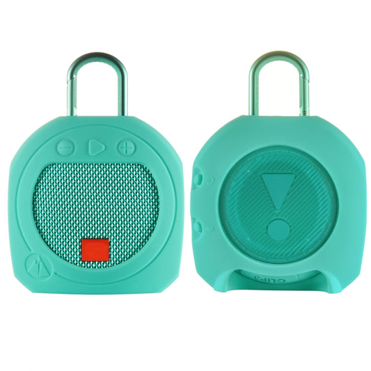 Silicone Bluetooth Speaker Protective Cover Anti-Fall Storage Cover for JBL Clip 3(Turquoise) by buy2fix