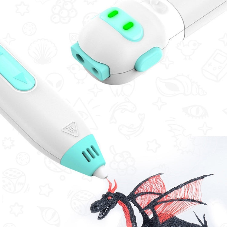 Drawing Three-Dimensional Graffiti Low Temperature 3D Printing Pen For Children A2 Young Bear - 3D Printer by buy2fix | Online Shopping UK | buy2fix