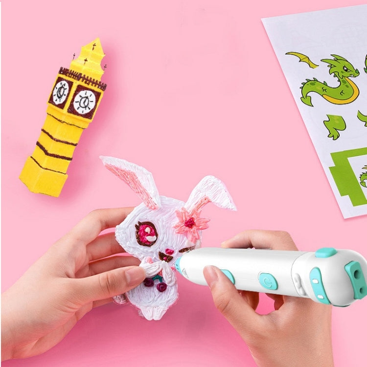 Drawing Three-Dimensional Graffiti Low Temperature 3D Printing Pen For Children A2 Young Bear - 3D Printer by buy2fix | Online Shopping UK | buy2fix