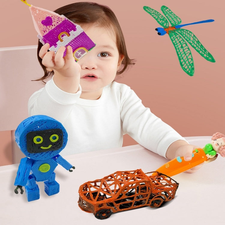 Stereo Painting Graffiti Low Temperature Wireless 3D Printing Pen For Children Colorful Box - 3D Printer by buy2fix | Online Shopping UK | buy2fix