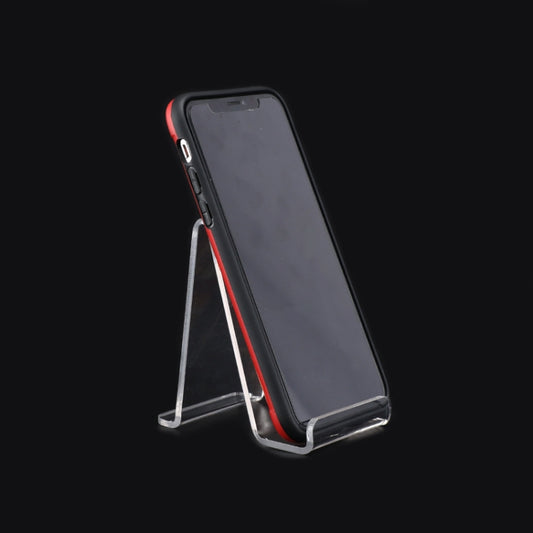 QH-018 10 PCS Acrylic Transparent Mobile Phone Display Stand(Transparent) by buy2fix