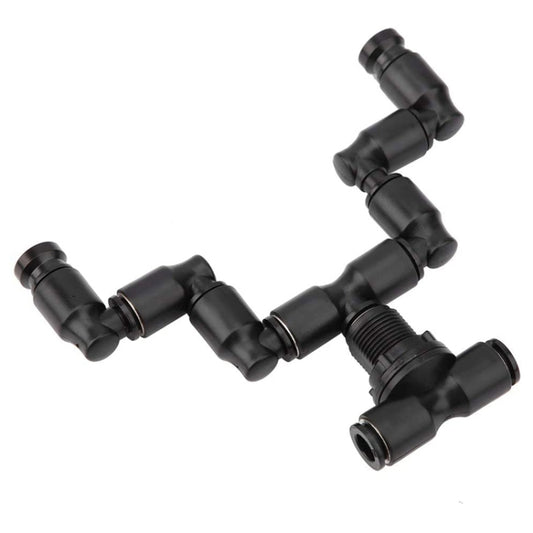 MS-PT03 Rainforest Tank Landscaping Climbing Pet Feeding Box Mini Spray Double-Head Atomization Cooling Nozzle by buy2fix