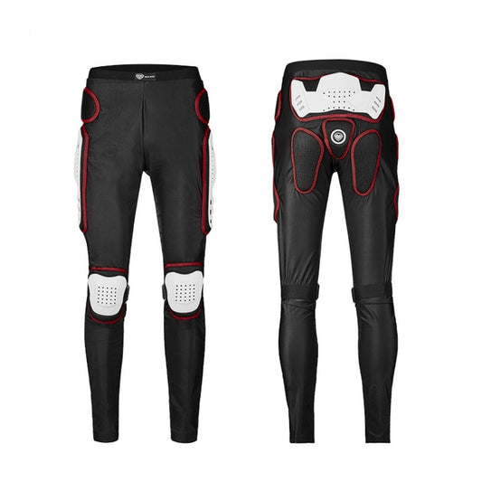 SULAITE Motorcycle Cross-Country Riding Trousers Protective Hip Pants, Specification: XXL(Red) by SULAITE