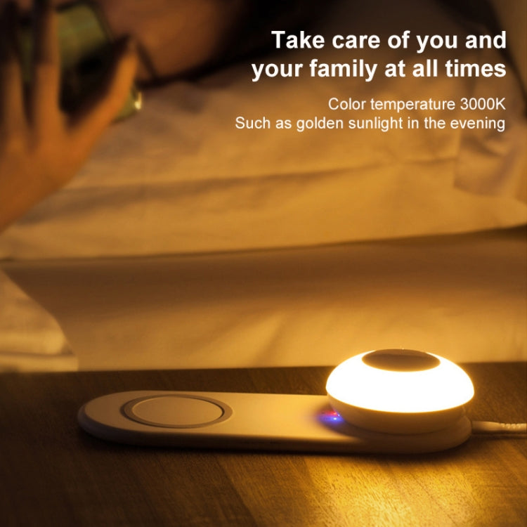 VN003 Multifunctional Wireless Charging LED Desk Lamp Separate Magnetic Touch Dimming Night Light - Wireless Charger by buy2fix | Online Shopping UK | buy2fix
