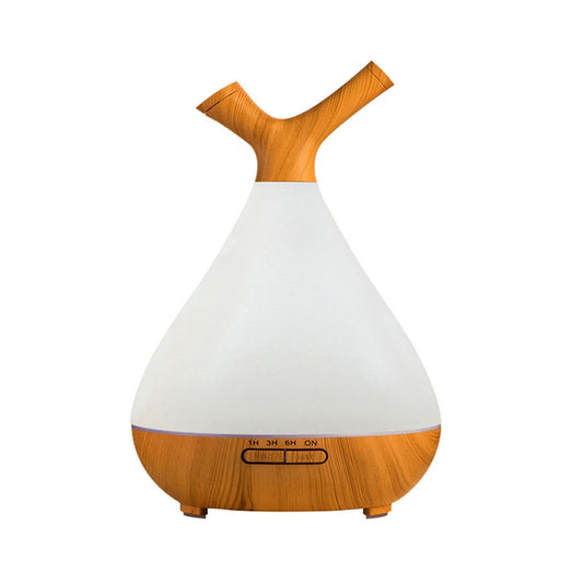 YCTA-008 Household Mute Small Wood Grain Colorful Light Aroma Diffuser Night Tree Air Humidifier, Product specifications: EU Plug(Light Wood Grain) by buy2fix