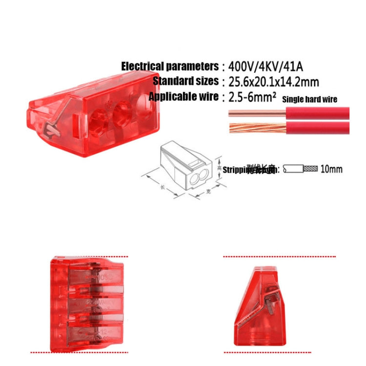 10 PCS VSELE VSE-103DTerminal Block PCT Wire Connector - Connectors & Terminals by VSELE | Online Shopping UK | buy2fix