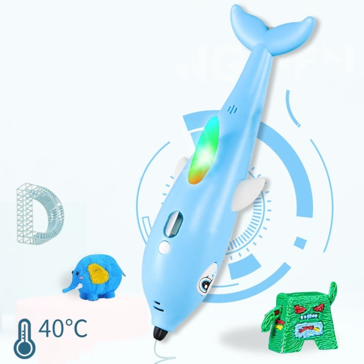 3D Printing Pen Three-Dimensional Painting Graffiti Brush(Blue) - 3D Printer by buy2fix | Online Shopping UK | buy2fix