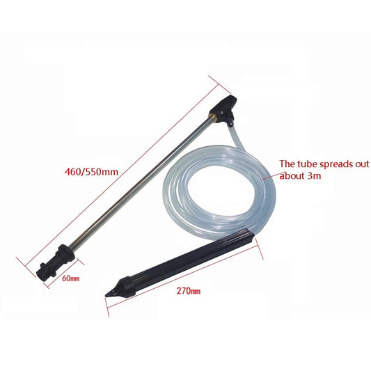High Pressure Sandblasting Gun Nozzle Car Washing Machine Sandblasting Gun With Connector For Karcher K2-K7 Series 550mm by buy2fix