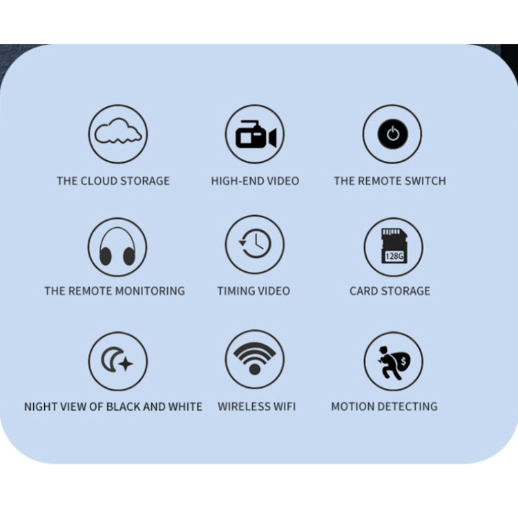 A12 Mini 1080P 5GHz Wireless WiFi Security Camera Night Vision Remote Home Small Surveillance Camera(Matte Black) - Mini Camera by buy2fix | Online Shopping UK | buy2fix