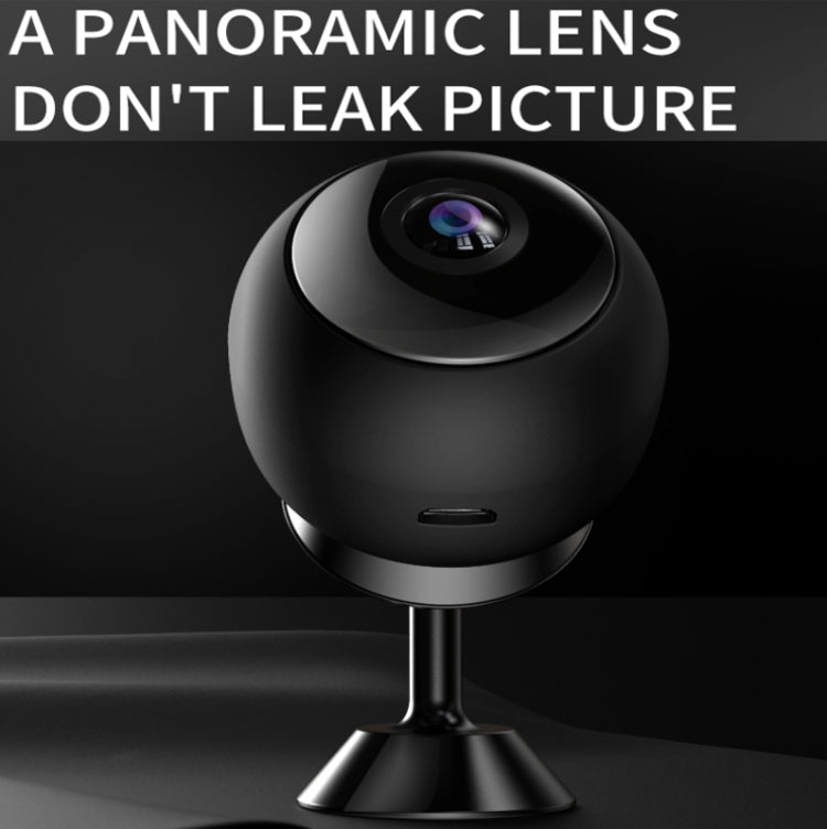 A12 Mini 1080P 5GHz Wireless WiFi Security Camera Night Vision Remote Home Small Surveillance Camera(Matte Black) - Mini Camera by buy2fix | Online Shopping UK | buy2fix