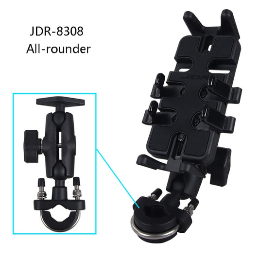 Motorcycle Multi-Function Mobile Phone Holder Adjustable Universal Locomotive Riding Anti-Shake Fixed Equipment(All-rounder U-shape) by buy2fix