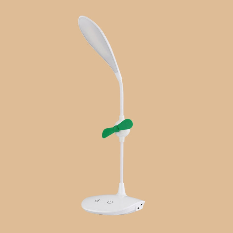 WS-8010 LED Fan Desk Lamp Bedside Desk USB Folding Desk Lamp, Colour: Water Drop - by buy2fix | Online Shopping UK | buy2fix