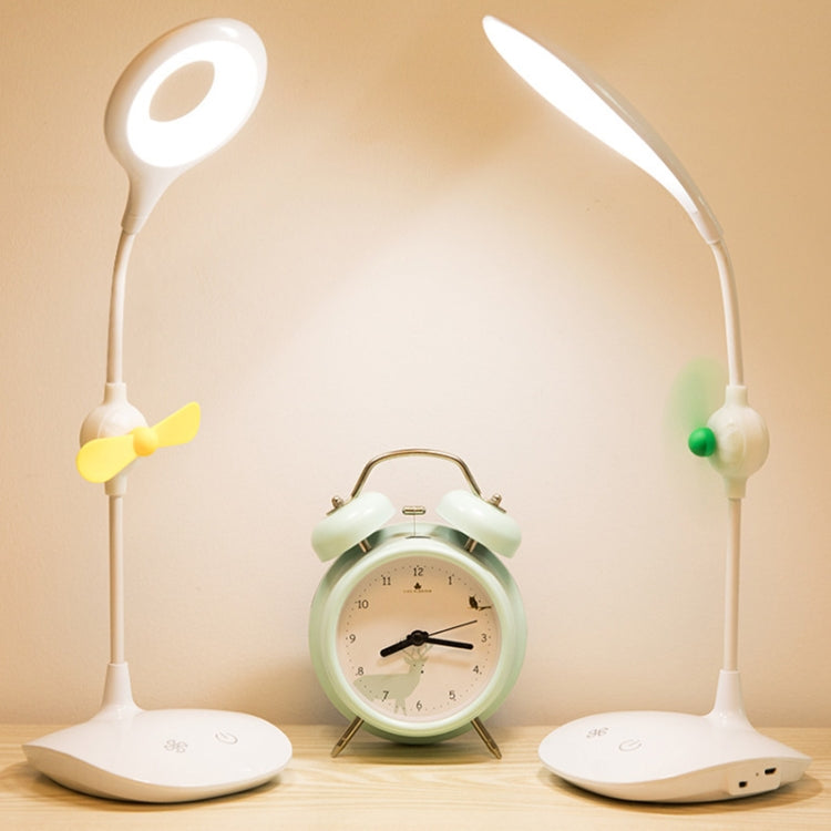 WS-8010 LED Fan Desk Lamp Bedside Desk USB Folding Desk Lamp, Colour: Water Drop - by buy2fix | Online Shopping UK | buy2fix