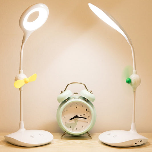 WS-8010 LED Fan Desk Lamp Bedside Desk USB Folding Desk Lamp, Colour: Water Drop by buy2fix