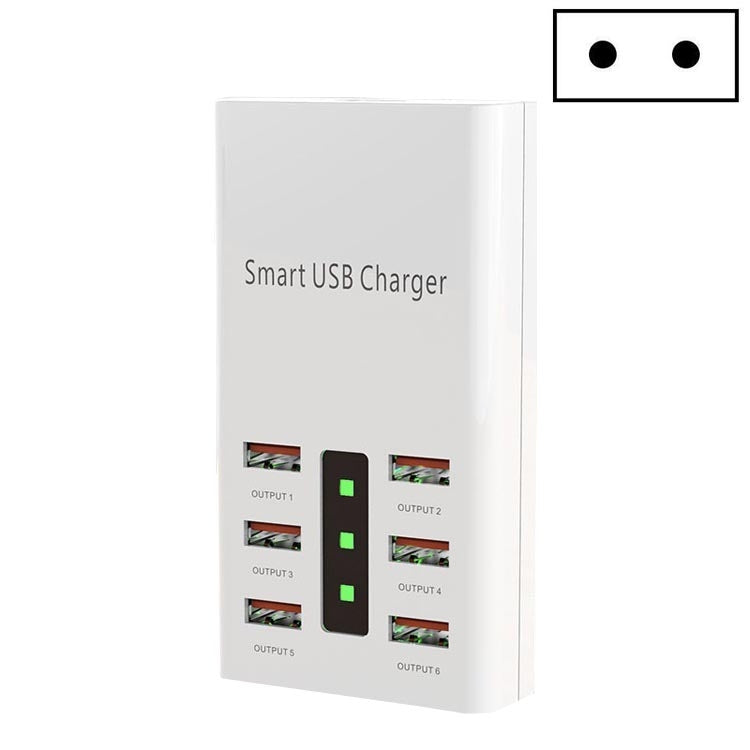 30W 2A Multi-Function 6-Port Charging Socket Universal Smart Phone And Tablet USB Charger(EU Plug) - Plug Adaptor by buy2fix | Online Shopping UK | buy2fix