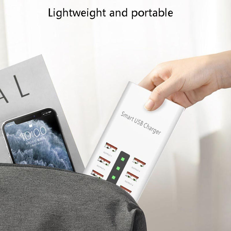 30W 2A Multi-Function 6-Port Charging Socket Universal Smart Phone And Tablet USB Charger(EU Plug) - Plug Adaptor by buy2fix | Online Shopping UK | buy2fix