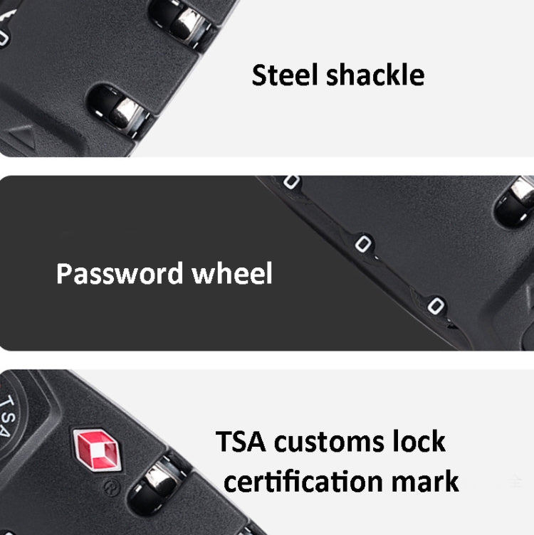 TSA007 Customs Lock Luggage Code Lock - Padlocks by buy2fix | Online Shopping UK | buy2fix