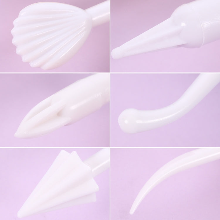 2 Sets Carving Pen Cake Fondant Carving Knife Making Cutting Tool 01030 Purple (OPP Bag Packaging) - Baking Pastry Tools by buy2fix | Online Shopping UK | buy2fix