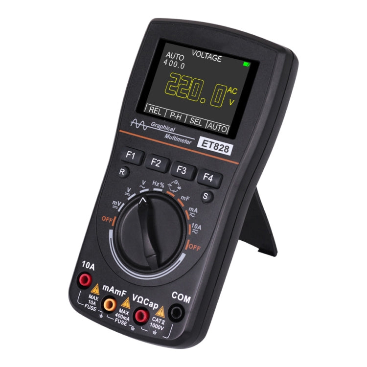 ET828 2 In 1 2 In 1 Oscilloscope Multimeter 2.4 Inch Color Screen Meter Digital Resistance Frequency Tester 1MHz 2.5Msps Meter - Digital Multimeter by buy2fix | Online Shopping UK | buy2fix