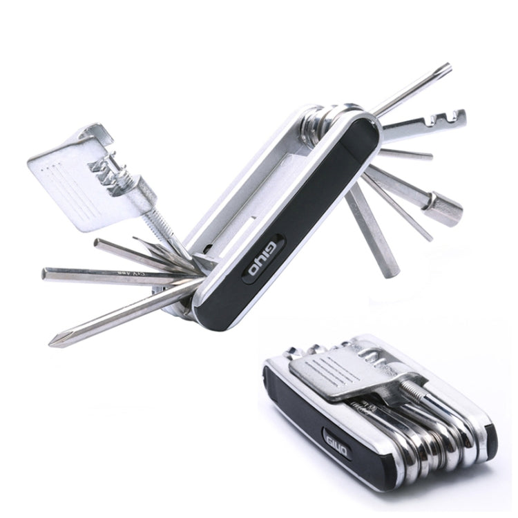 GIYO 13 In 1 Bicycle Repair Combination Tool Multifunctional Mountain Bike Bicycle Repair Tool - Maintenance tools by GIYO | Online Shopping UK | buy2fix