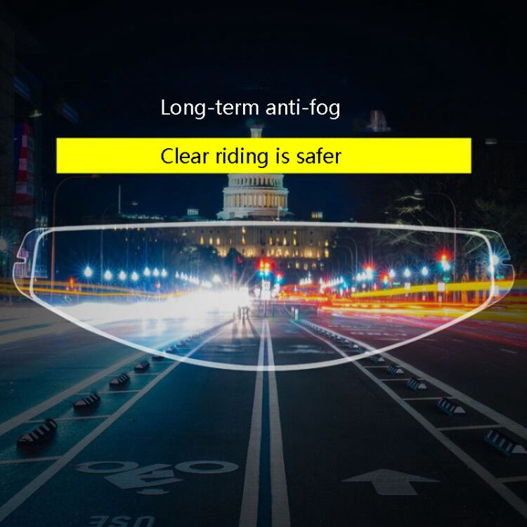 Clear Riding Anti-Fog Film Lens Sticker For K1 K3sv K5 Model Studded Helmet by buy2fix