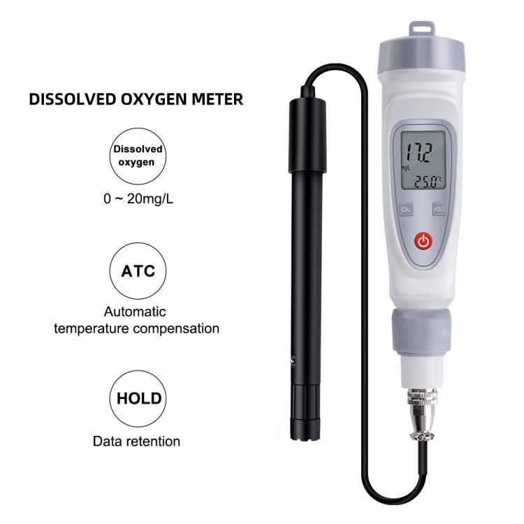 JPB-70A Portable Dissolved Oxygen Analyzer Water Quality Aquaculture Dissolved Oxygen Meter Detector - Air & Water Quality Tester by buy2fix | Online Shopping UK | buy2fix