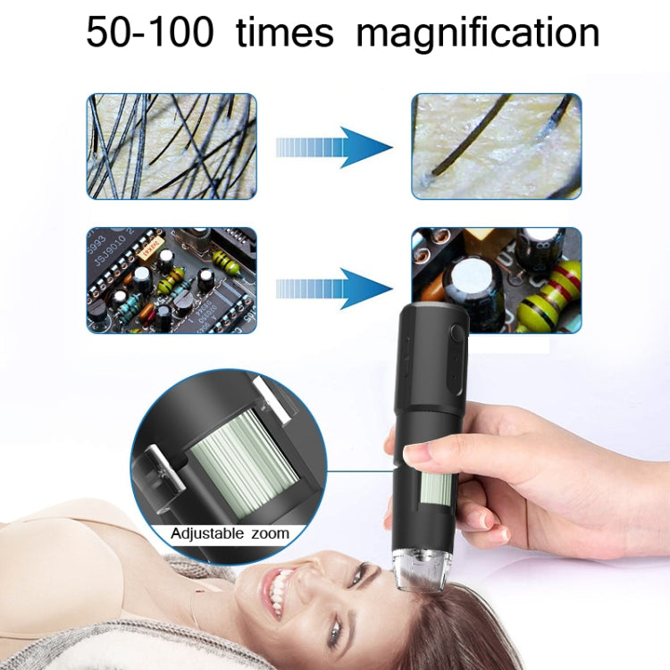 WIFI Electron Microscope USB Digital Magnifying Glass - Digital Microscope by buy2fix | Online Shopping UK | buy2fix