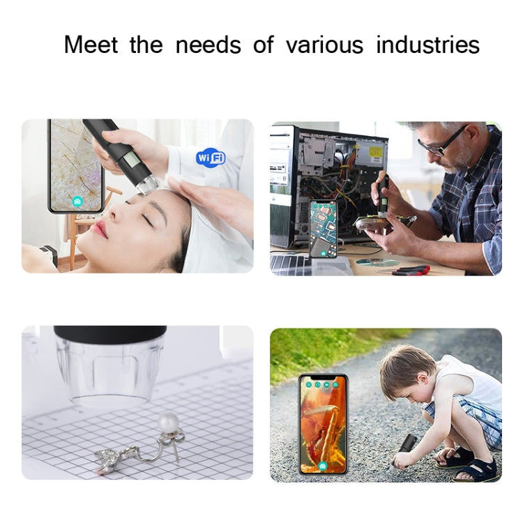 WIFI Electron Microscope USB Digital Magnifying Glass - Digital Microscope by buy2fix | Online Shopping UK | buy2fix