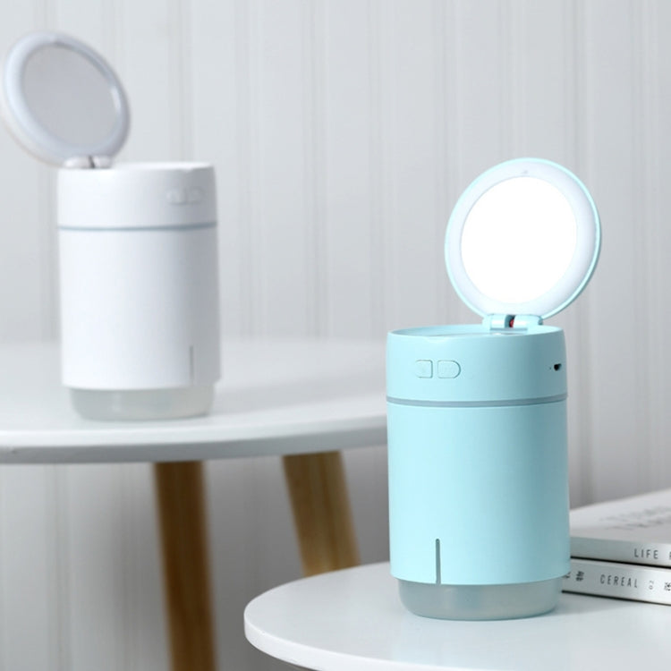 K005 Portable Hydrating LED Fill Light Makeup Mirror USB Mini Humidifier(White) - Air Purifiers & Accessories by buy2fix | Online Shopping UK | buy2fix
