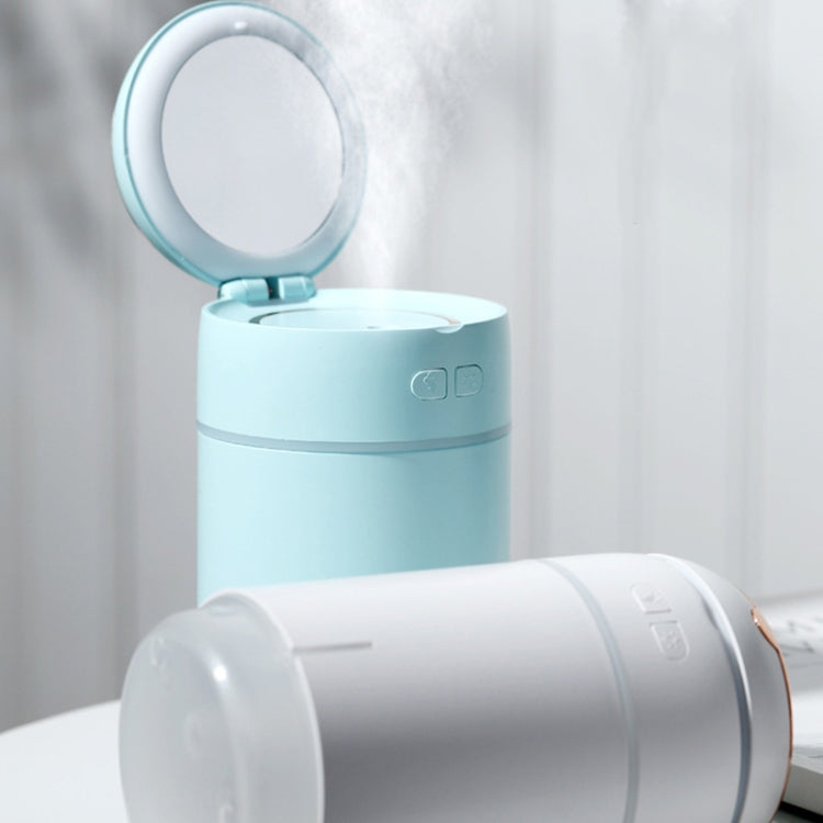 K005 Portable Hydrating LED Fill Light Makeup Mirror USB Mini Humidifier(White) - Air Purifiers & Accessories by buy2fix | Online Shopping UK | buy2fix