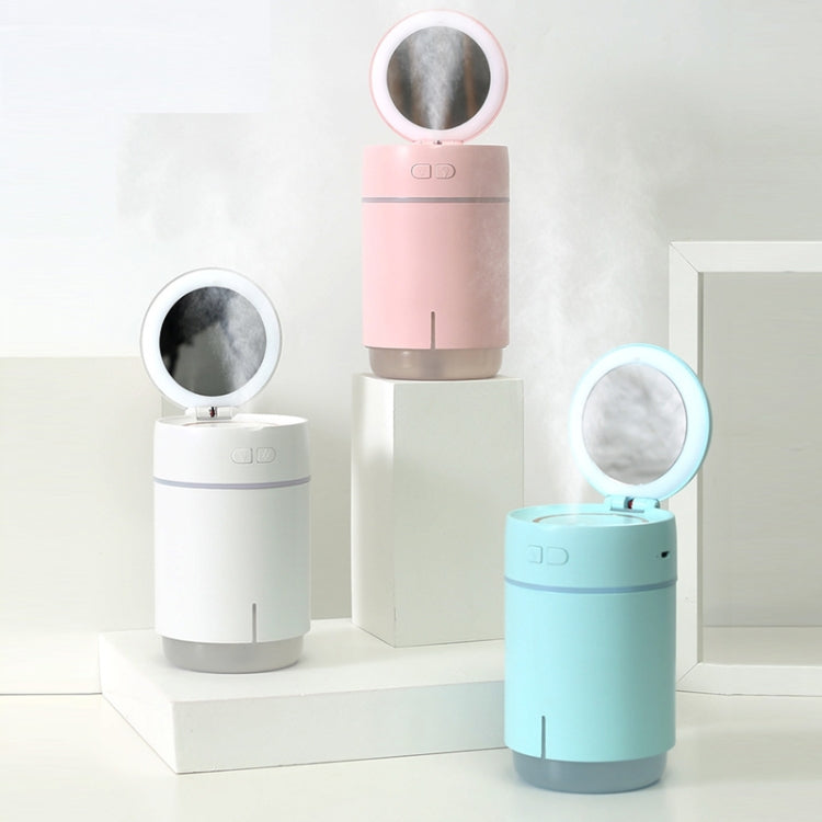 K005 Portable Hydrating LED Fill Light Makeup Mirror USB Mini Humidifier(White) - Air Purifiers & Accessories by buy2fix | Online Shopping UK | buy2fix