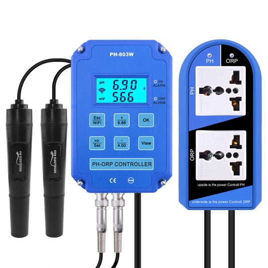 KL-803W Mobile Phone WIFI Monitoring Digital Acid-Base And Redox Controller Household PH Meter, EU Plug - PH & Moisture Meter by buy2fix | Online Shopping UK | buy2fix