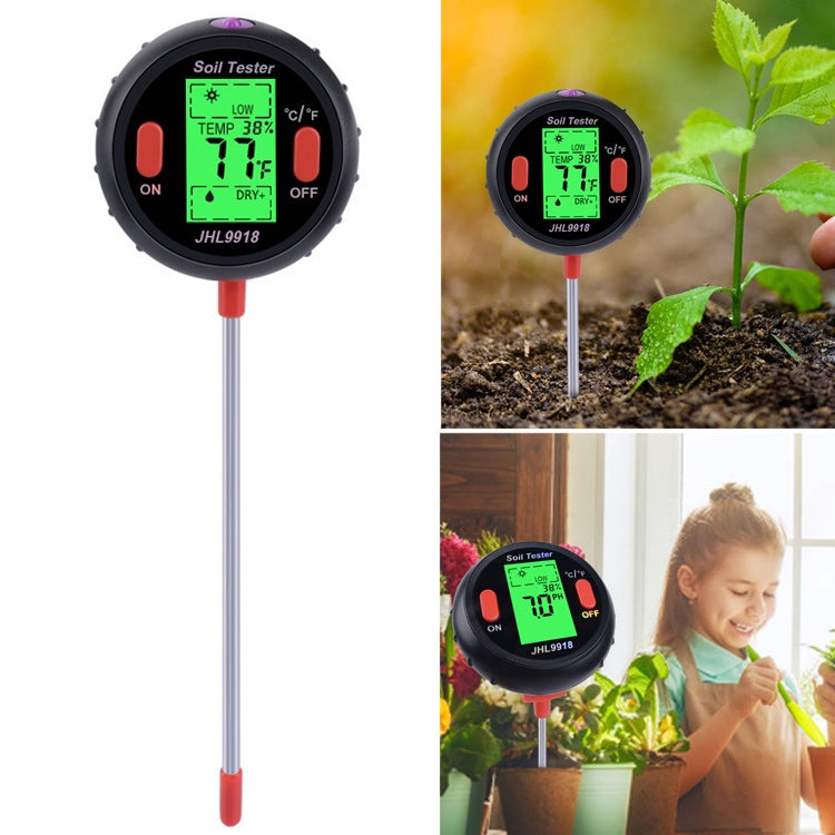 Five-In-One Soil Meter PH Humidity Temperature Photometry Detector PH Photometry Multifunctional Detector - PH & Moisture Meter by buy2fix | Online Shopping UK | buy2fix