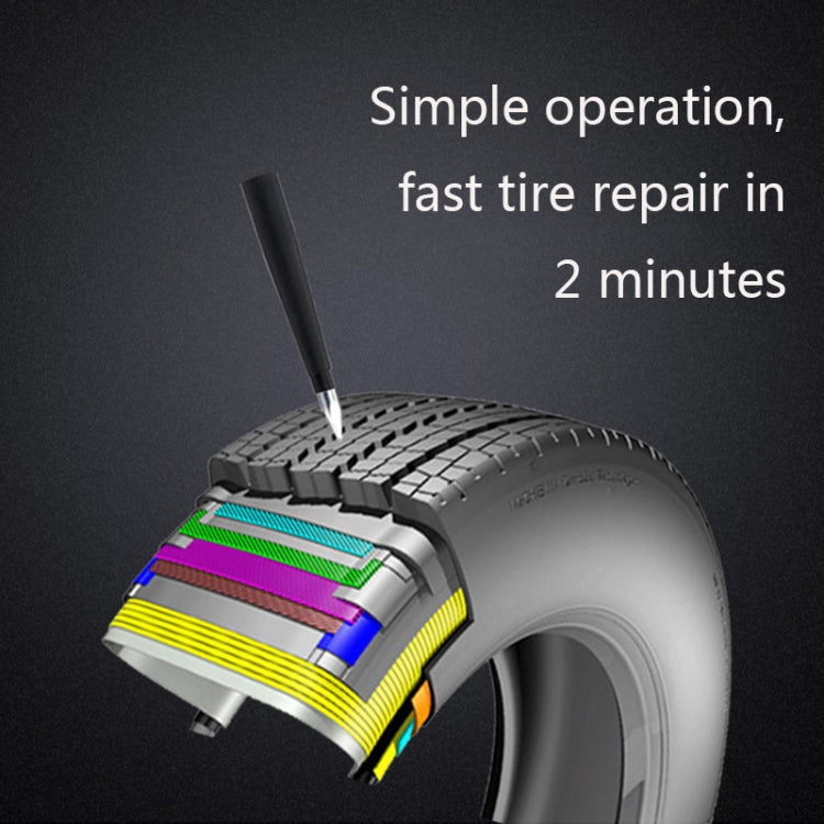 Q412 Car Tyre Repair Nail Emergency Tire Repair Kit by buy2fix
