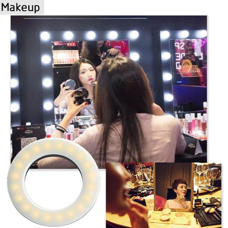 Mobile Phone Live Selfie Light LED Beauty Ring Fill Light(White) by buy2fix
